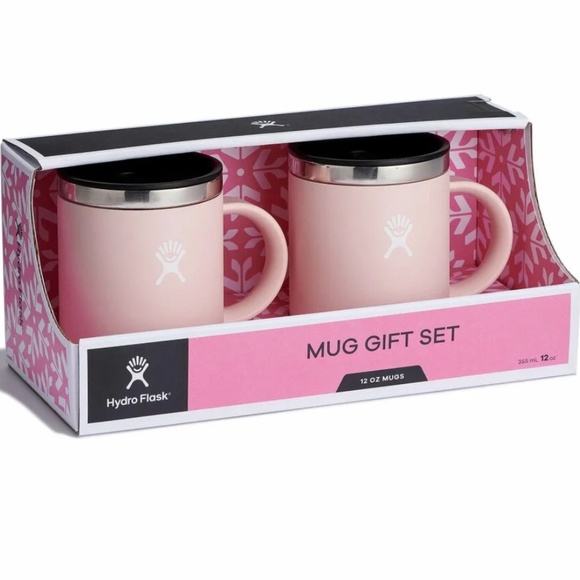 Hydroflask Mug Gift Set - Two 12oz mugs with closeable lid Trillium - Picture 3 of 5